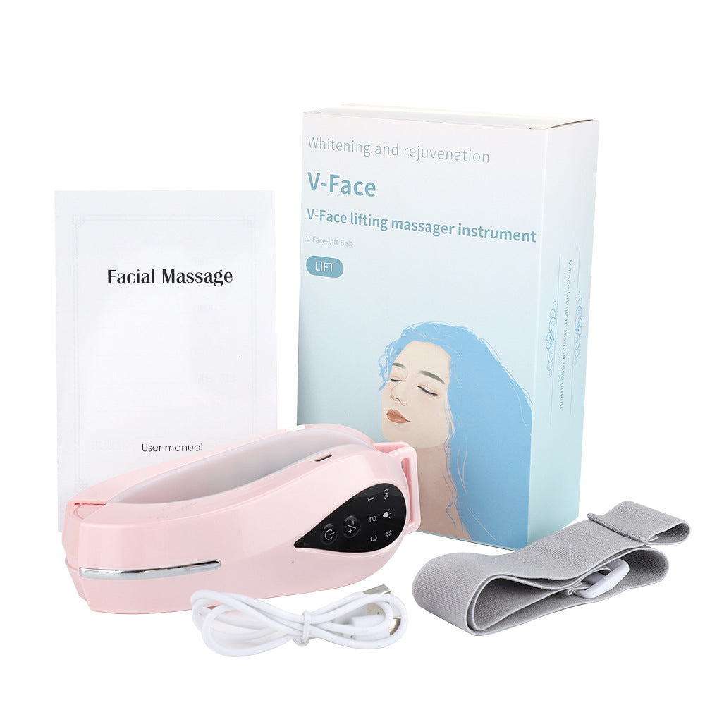 Smart EMS Microcurrent Face Slimming Device and Mask